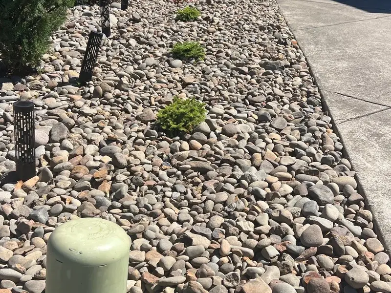 River rock fence line in Salem, OR | Noosh